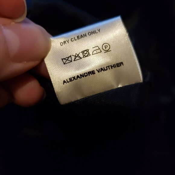 Alexandre Vauthier Black Strapless Ruffle Mini Cocktail Dress Y2K - Picture 6 of 9